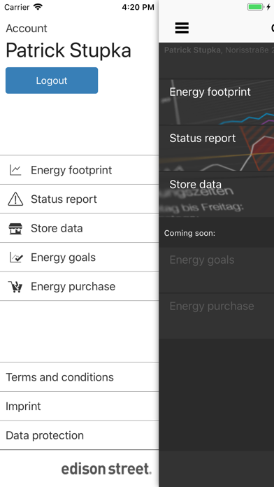 Warning & Analysis APP Screenshot