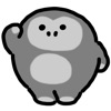 animated gorilla sticker