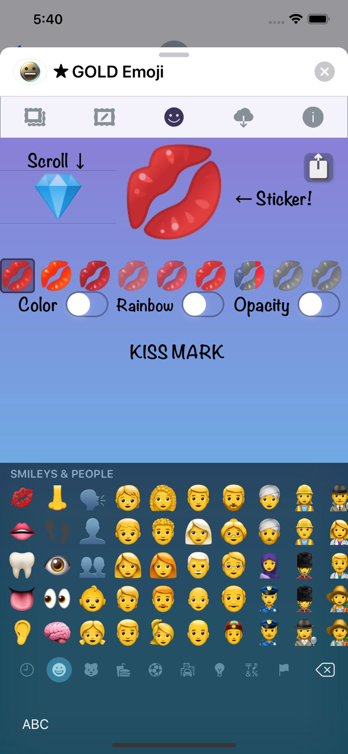 GOLD Emoji • Stickers