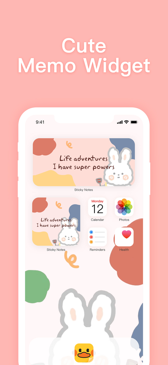 Sticky Notes Cute Memo Widget