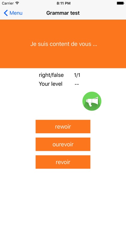 French Test A1 A2 B1 + Grammar