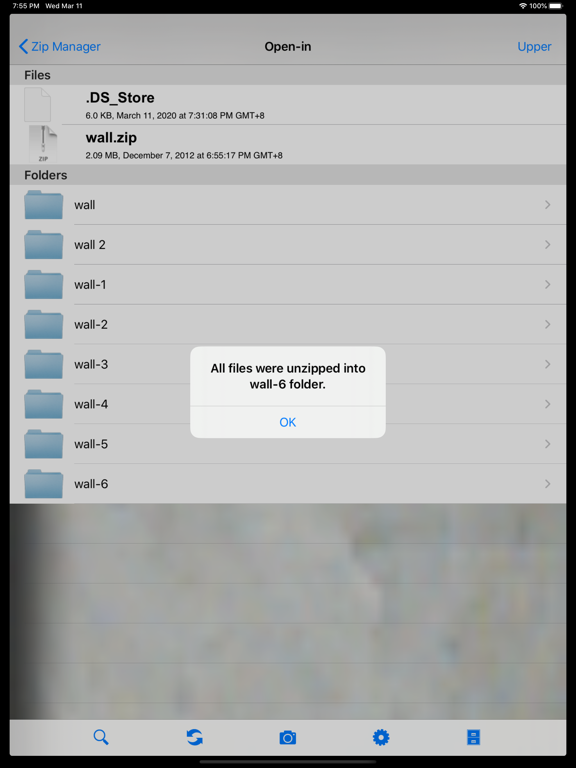 Screenshot #5 pour ZipManager -Zip/Unzip tool