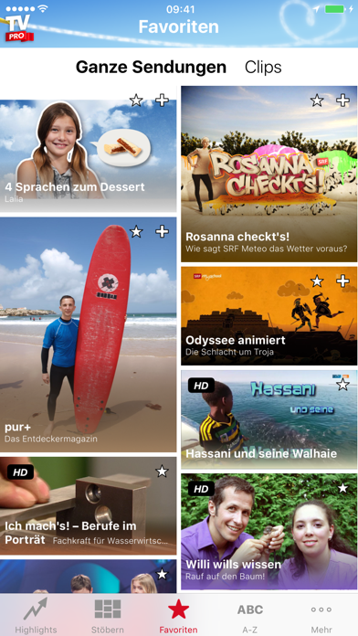 TV Pro Mediathek Kids · Screenshot