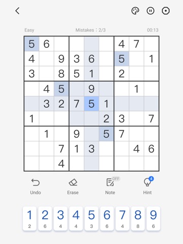 Sudoku : Daily 数字ナンプレパズルゲームのおすすめ画像1