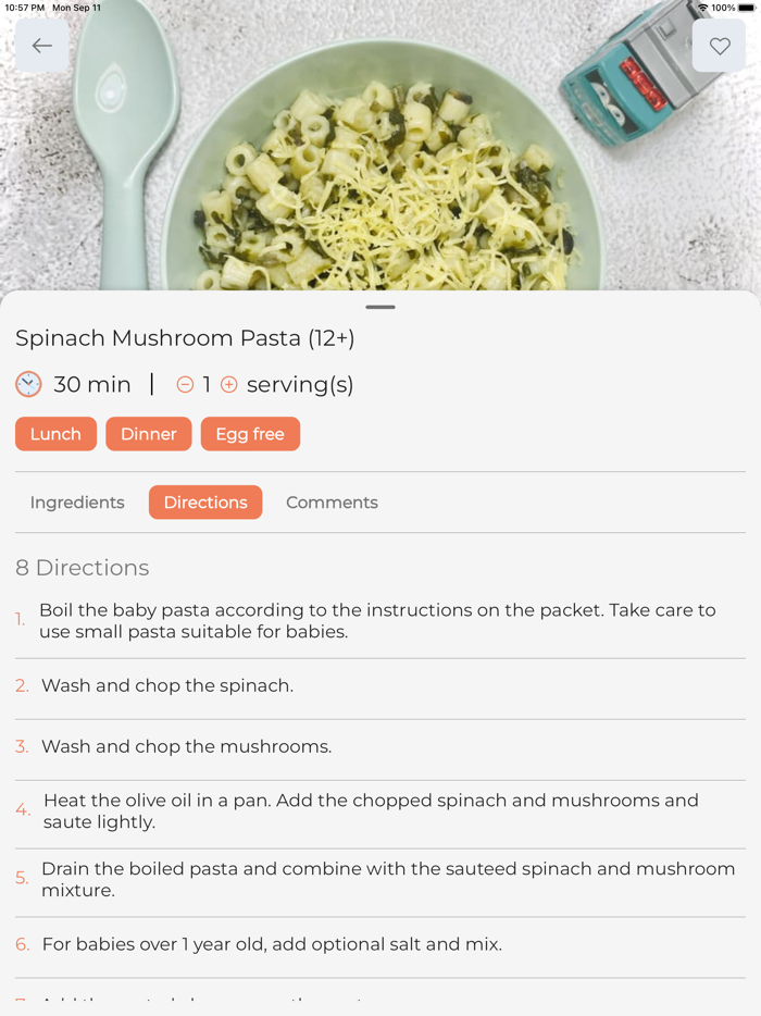 Start Solids and Baby Recipes