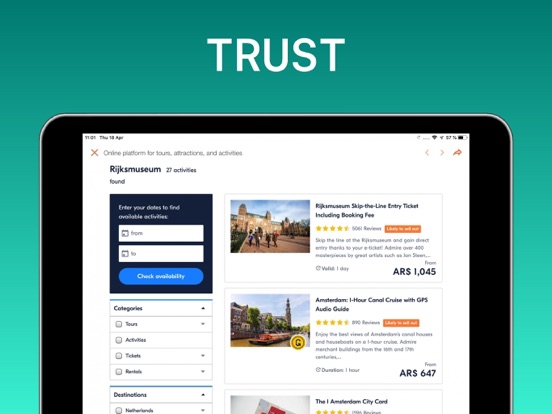 Rijksmuseum Visitor Guide iPad screenshot 6 - Education app