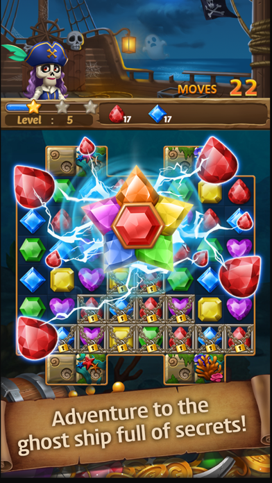 Jewels Ghost Ship Screenshot