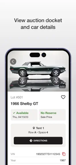 Game screenshot Barrett-Jackson Live apk