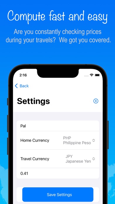 Screenshot #3 pour Travel Calc Easy