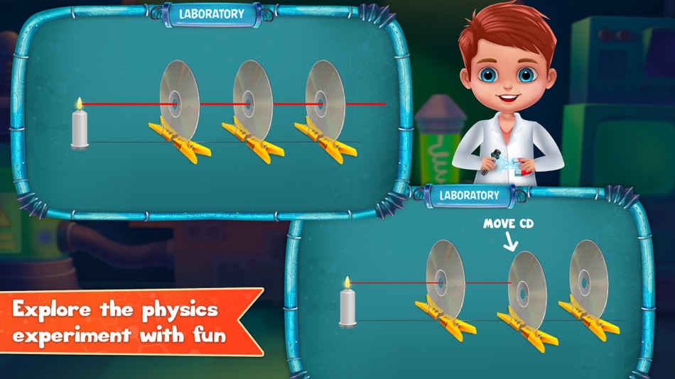 #1. Science Experiment School Lab (iOS) 由: Rolling Panda