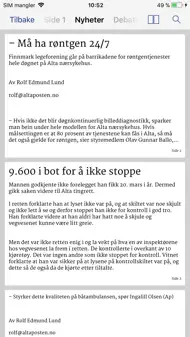 Altaposten eAvis iphone bilder 1