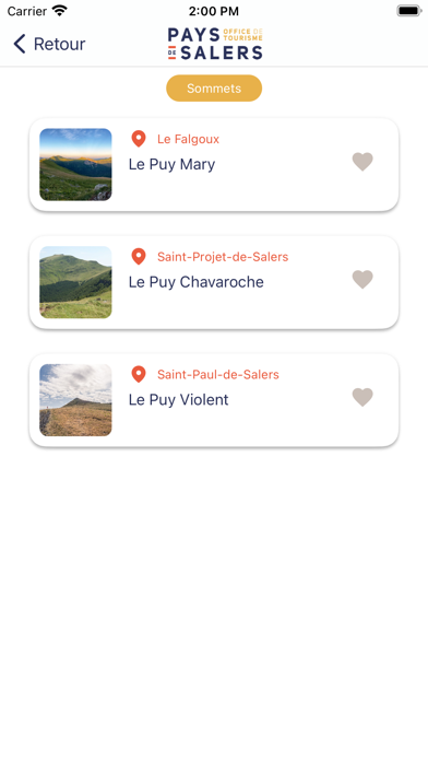 Pays de Salers Tourisme Screenshot