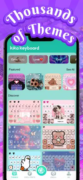 Game screenshot Kika Keyboard - Custom Themes mod apk