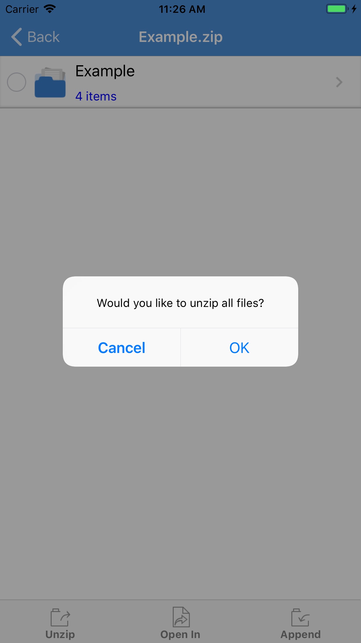 Screenshot 2 of iZip –  Zip Unzip Unrar