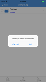 iZip –  Zip Unzip Unrar screenshot