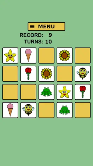 Pairs - Concentration in cards screenshot 1