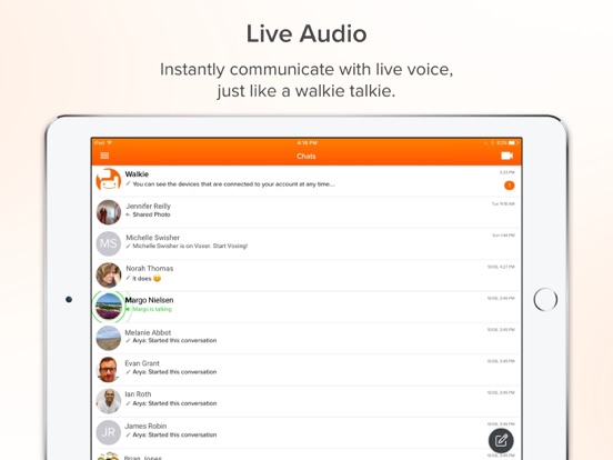 Screenshot #6 pour Voxer Talkie-Walkie PTT