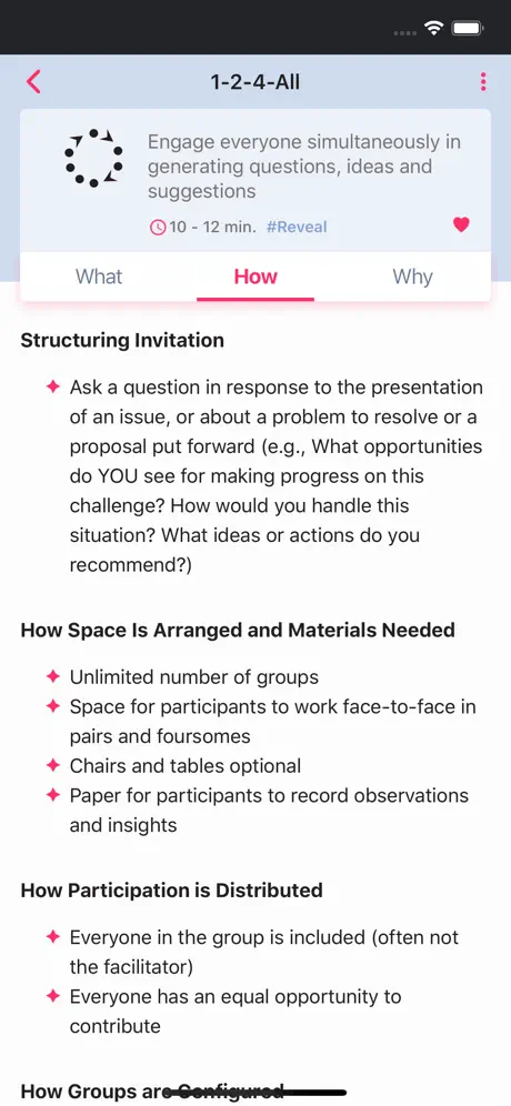 Liberating Structures