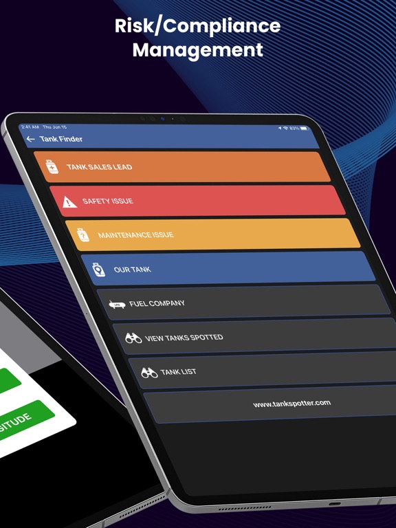 TankSpotter iPad screenshot 7 - Business app