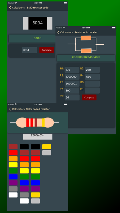 doctronics: electronics tools Screenshot