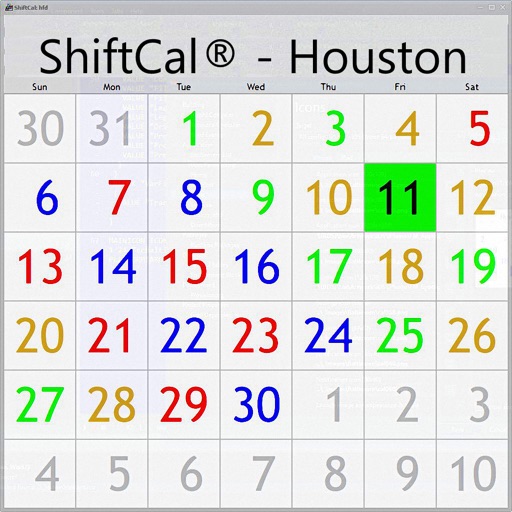 ShiftCal® for Houston Fire