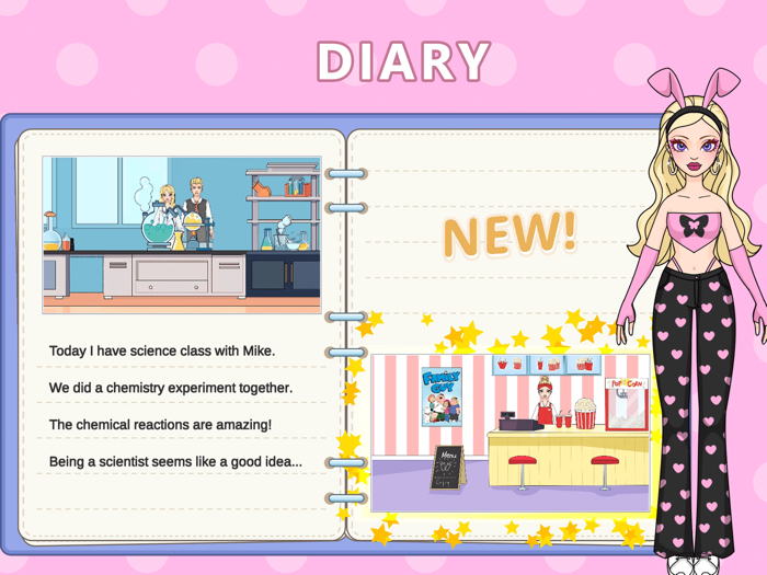 Magic paper dolls games DIY