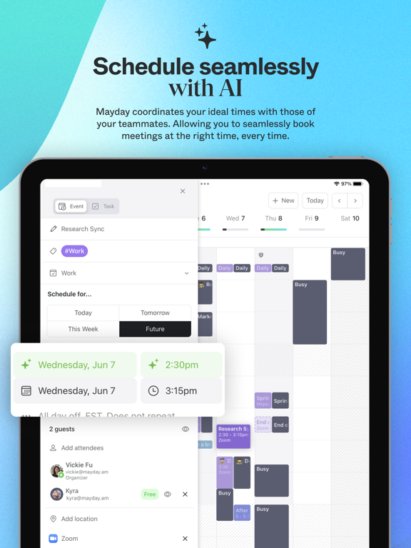 Screenshot #6 pour Mayday: The Calendar Assistant