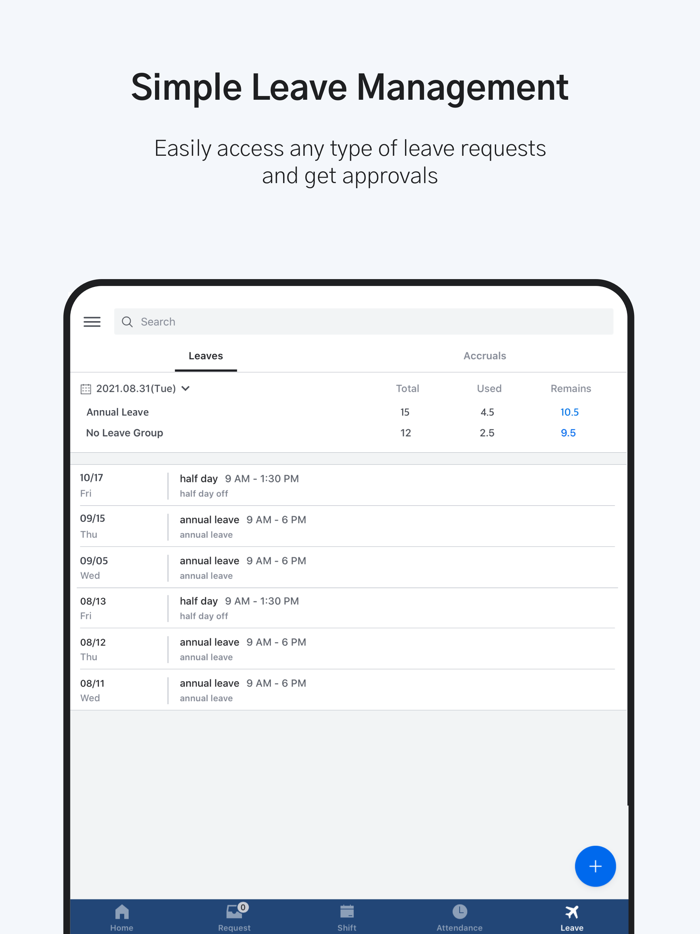 Shiftee - Schedule and Timeclock