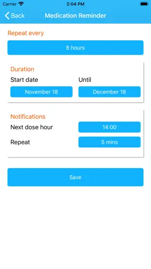 Pill Tracker Med Reminder screenshot 4