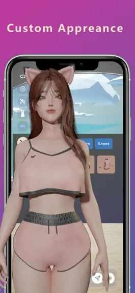 Game screenshot Virt Girl - AI 3D Chatbot apk