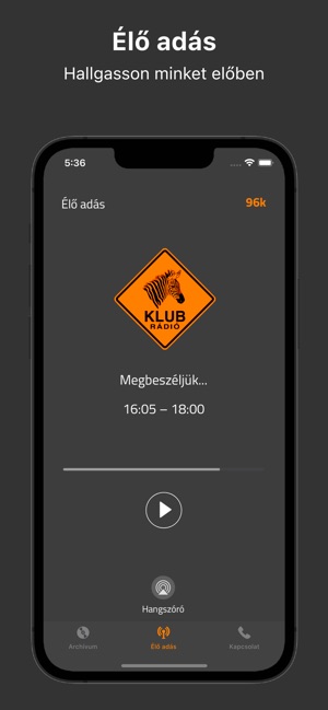 Klubrádió on the App Store