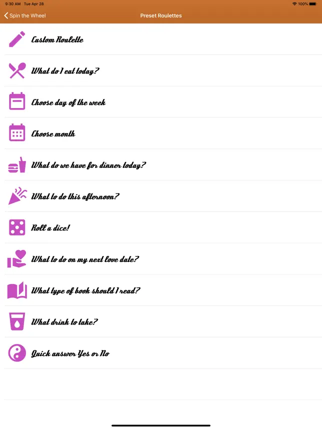 Spin The Wheel Decision Maker4+_2