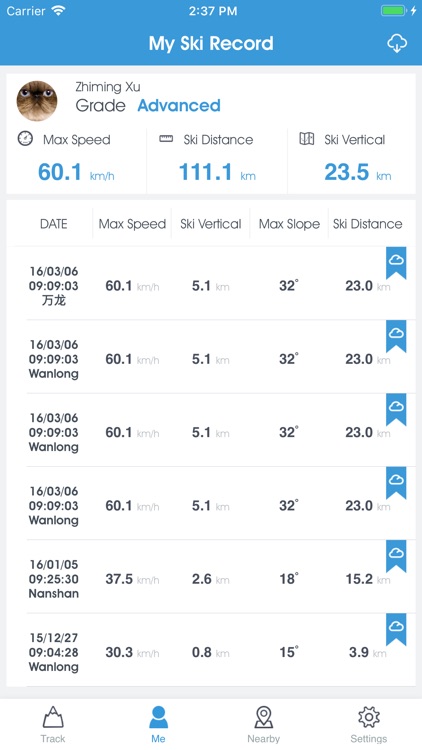 Ski Master - ski track tool