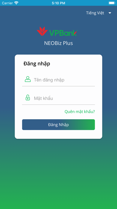 VPBank NEOBiz Plus Screenshot