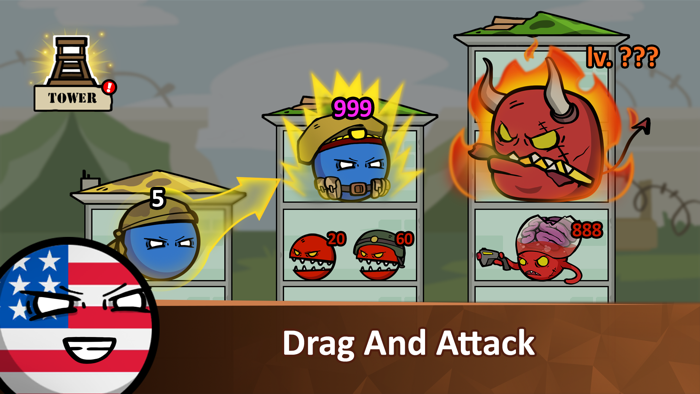 Countryballs - Zombie Attack