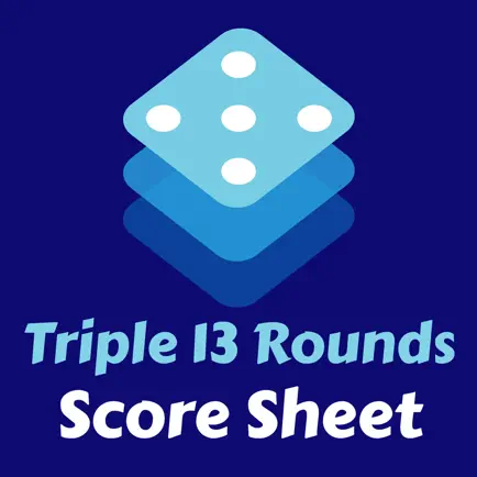 Triple 13 Rounds Score Sheet Cheats