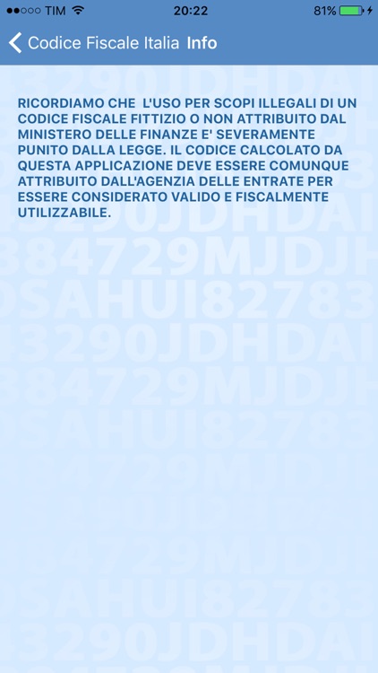 Codice Fiscale Italia screenshot-3