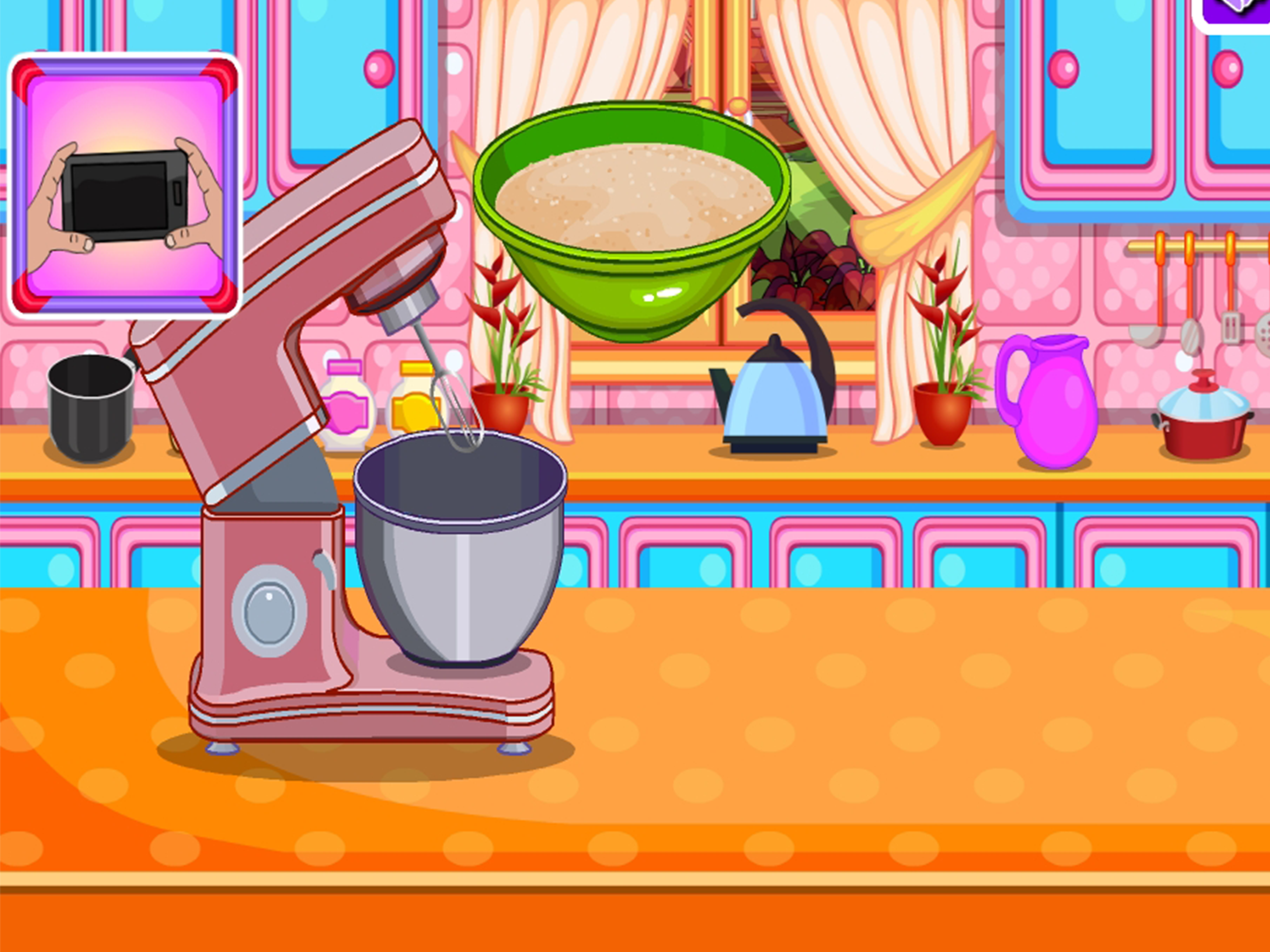 Baking black forest cake games