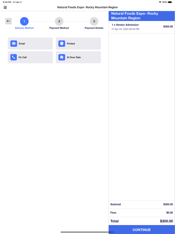 Accelevents Admin iPad screenshot 5 - Productivity app