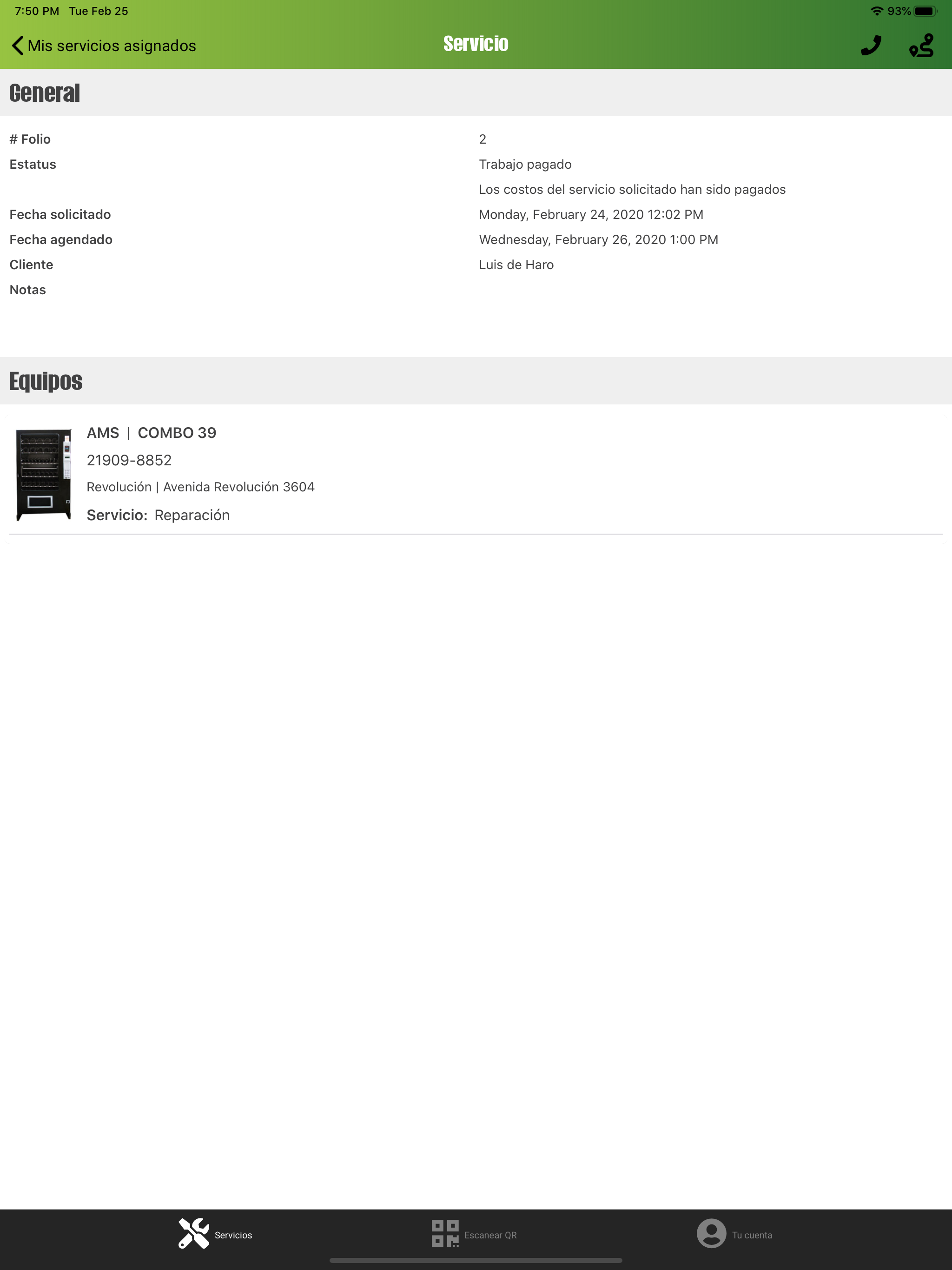 Quick Service Mx Técnico screenshot 7