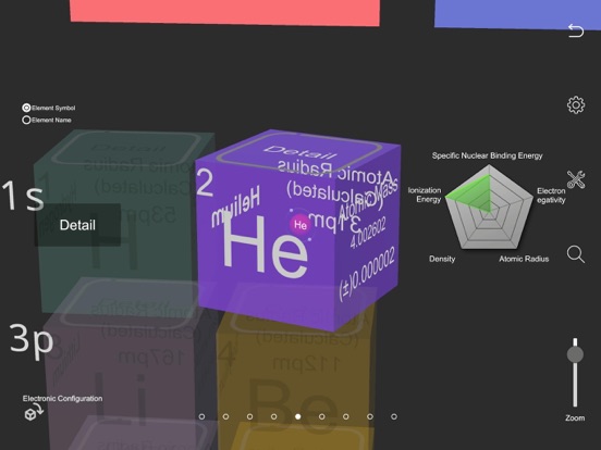 Visual Periodic Table Chemie iPad screenshot 5 - Education app
