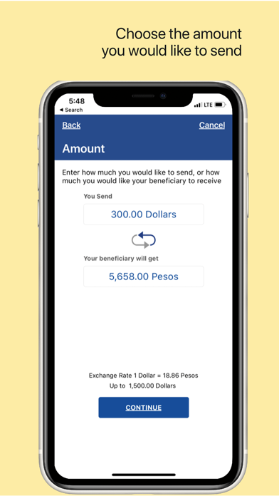 Girosol Money Transfer Screenshot