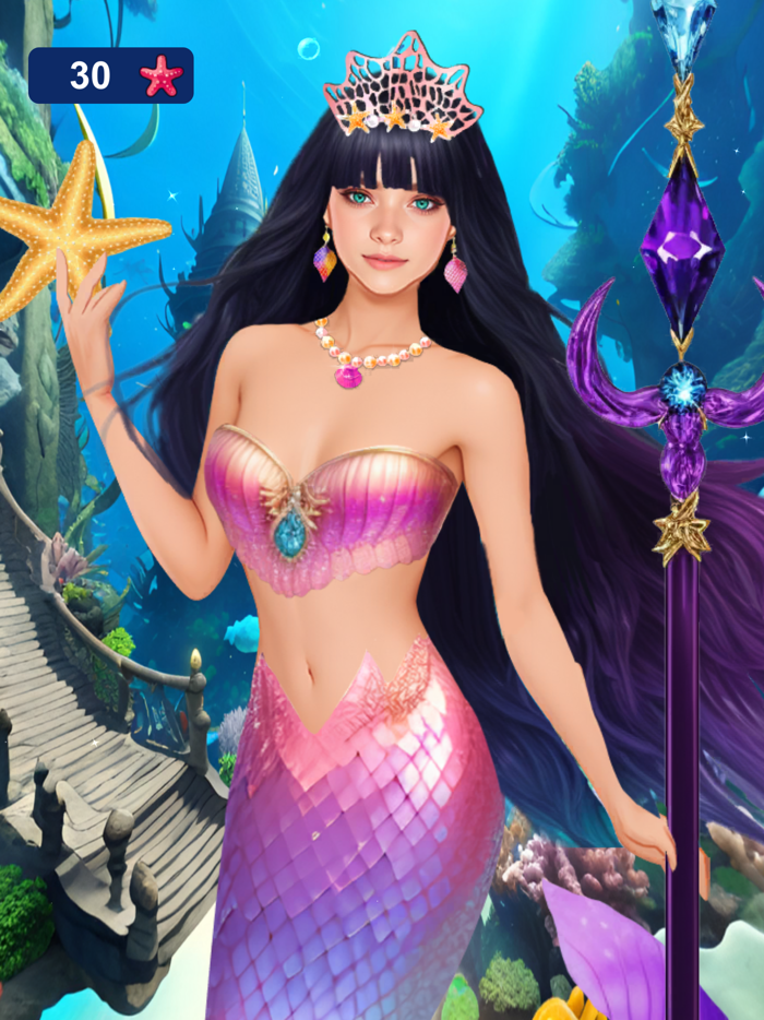 Mermaid Dress Up Game