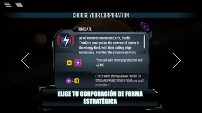 Terraforming Mars captura de pantalla del juego