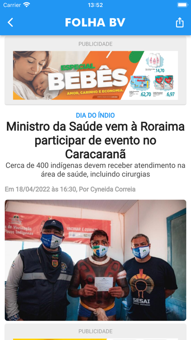 Folha BV Screenshot