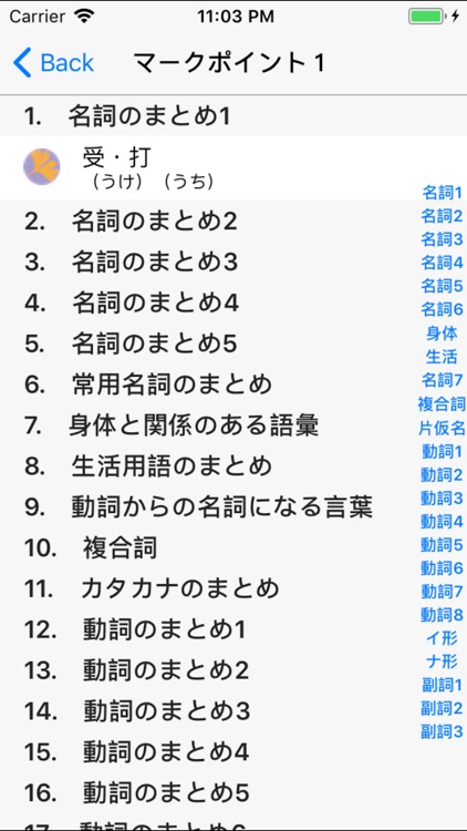 N1 文字語彙・まとめ screenshot-3