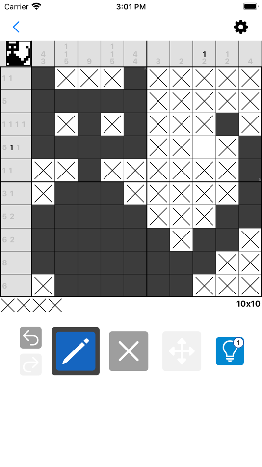 #2. Nonogram Square (iOS) Podle: GIBONG KIM
