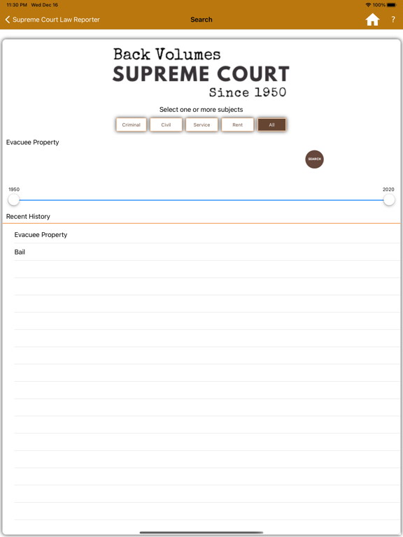 Screenshot #5 pour Supreme Court Law Reporter