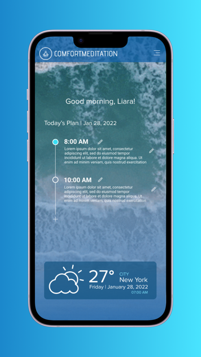 Comfort Meditation Screenshot