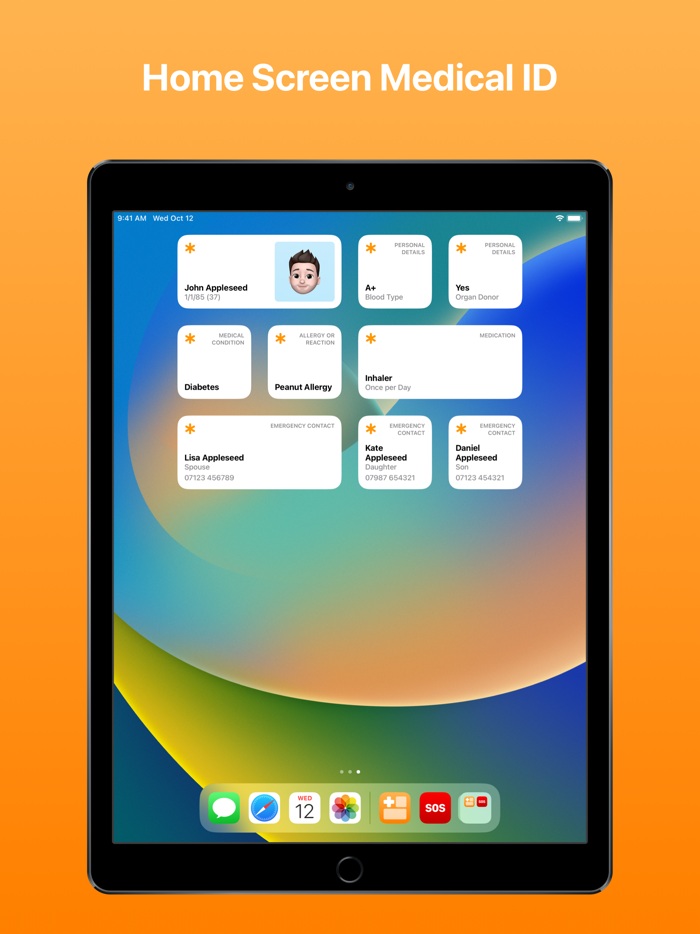 MediWidget Medical ID Widgets